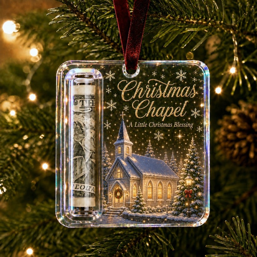 🔥 Only £6.99 | Christmas Cash Gift Ornament – Buy 2 for Just £9.99