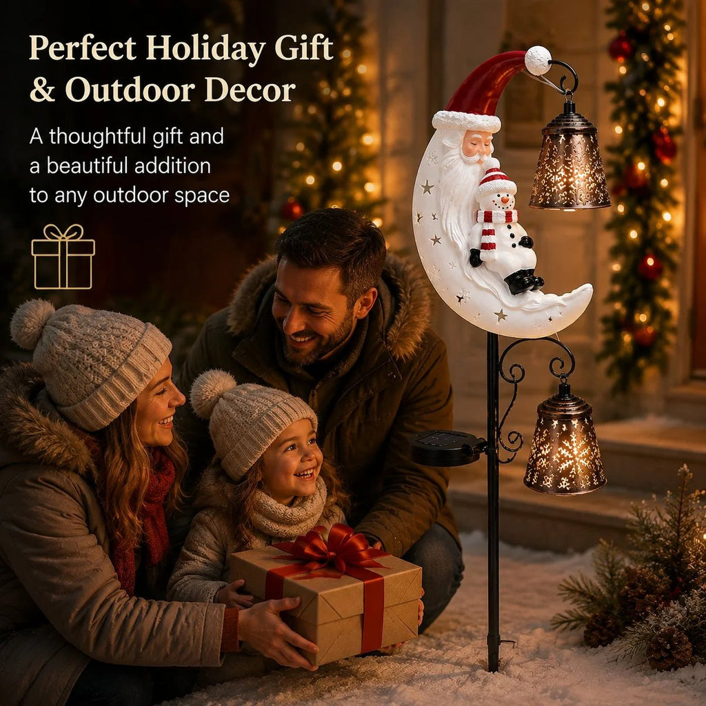 🔥 68% OFF | Christmas Moon Solar Garden Light 🎄