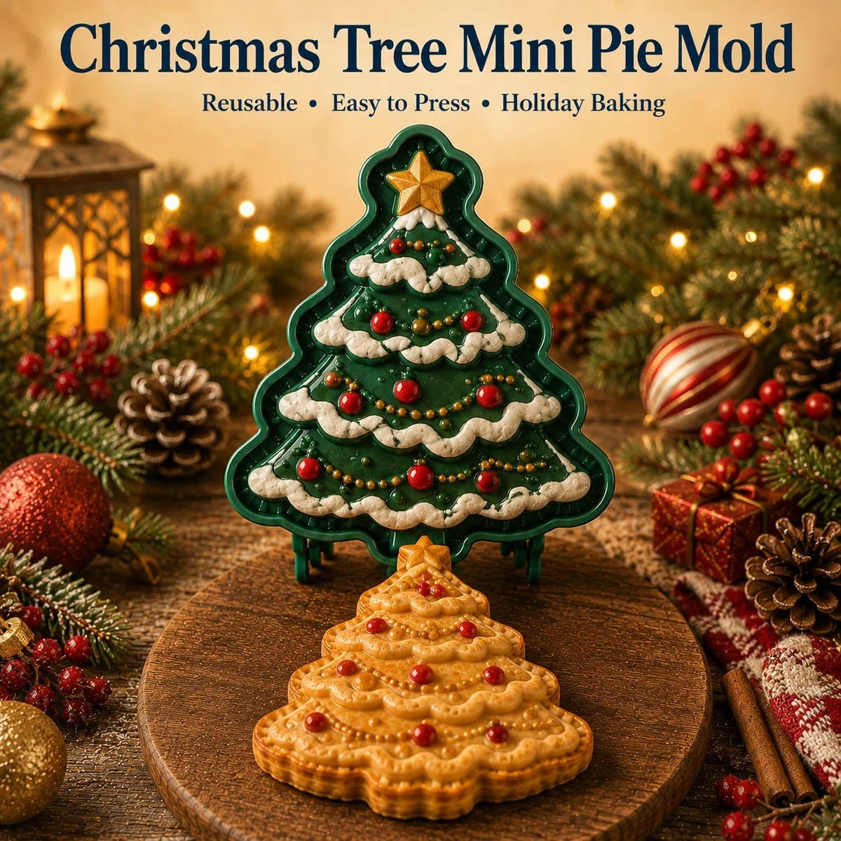 💥ONLY £7.99!!!🎁 BUY 1 GET 1 FREE | Christmas Baking Moulds – 8 Festive Designs 🎄