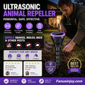 🔥Over 100,000 sold! 🛡️ Repel snakes, insects, rodents and protect your home! 🏡️ Solar Powered Ultrasonic Mouse Repeller