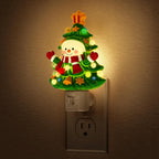 Snowman Christmas Tree Night Light Night Lights Plug into Wall
