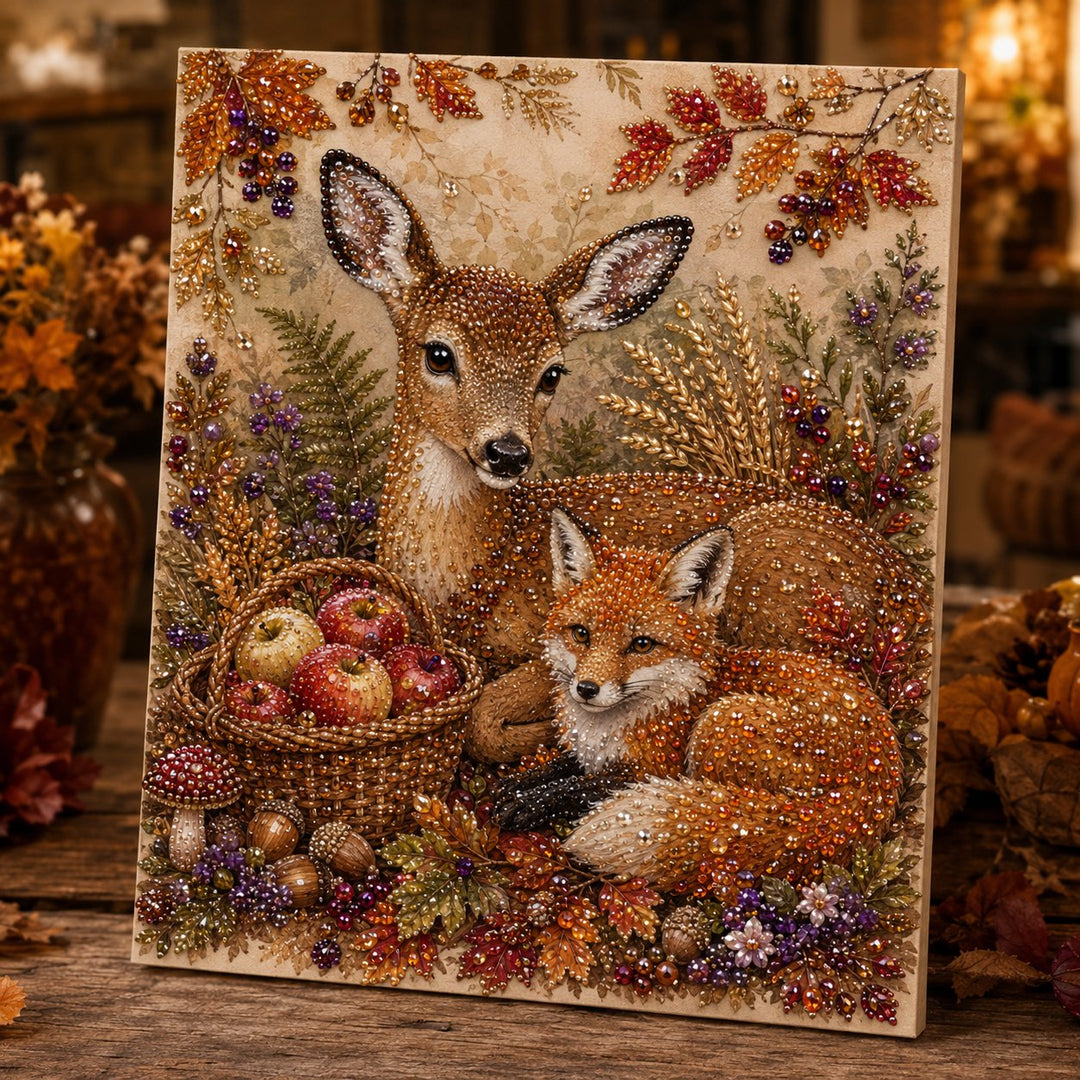 🍂 LAST DAY 49% OFF – Premium 3D Pearl Autumn & Thanksgiving Diamond Painting Art Kit  🍁🦃💎