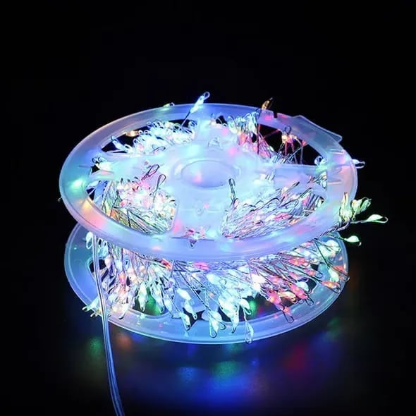 ✨ Only £9.99 | Save 60% – LED Firecracker Fairy Lights 🎄 Dense Sparkle for Christmas & Holiday Decor
