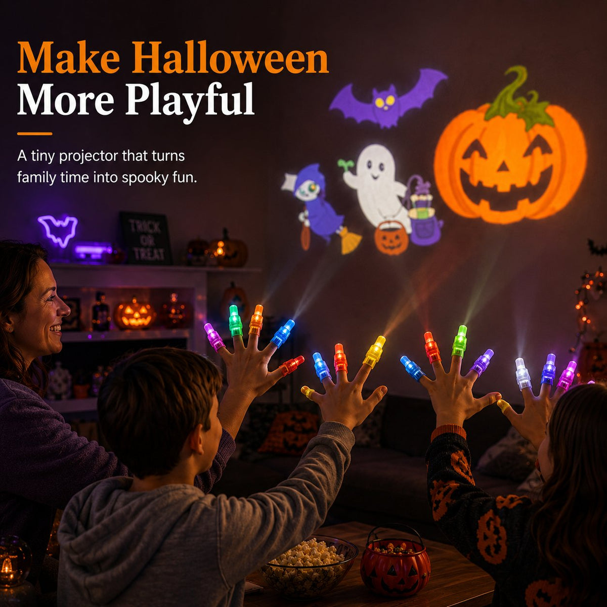 🎃36PCS  Halloween Finger Projector Lights 🎃– Mini Pattern Projector