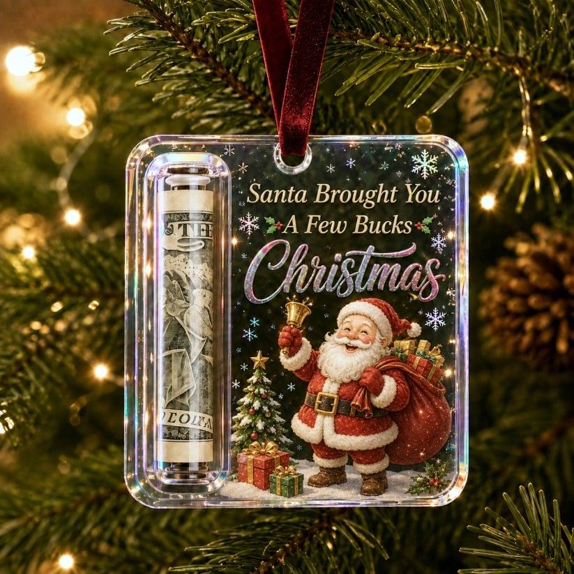 🔥 Only £6.99 | Christmas Cash Gift Ornament – Buy 2 for Just £9.99
