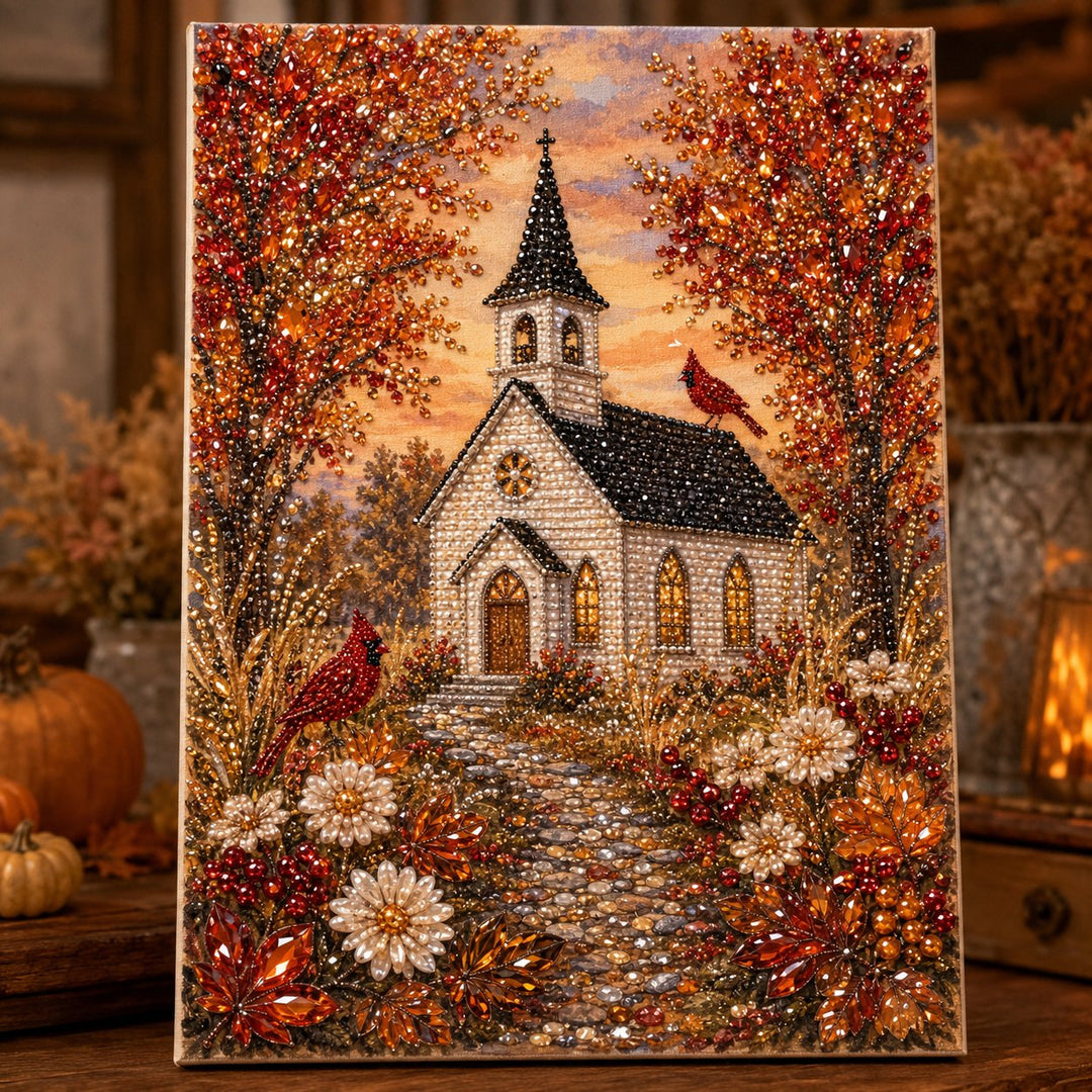 🍂 LAST DAY 49% OFF – Premium 3D Pearl Autumn & Thanksgiving Diamond Painting Art Kit  🍁🦃💎