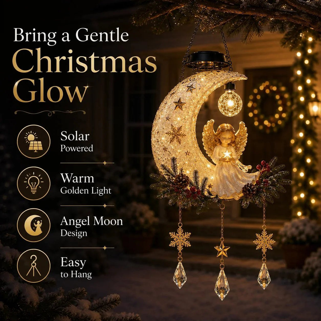 ✨ 45% OFF | Christmas Angel Moon Light – Magical Holiday Glow