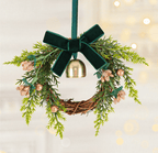 💥 56% OFF! 🎄Mini Christmas Wreaths✨Maximum Holiday Magic, Instant Festive Charm & Versatile Decor! 🎀