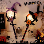 Halloween DIY Craft Kit LED Glowing Witch Magic Wand, Pipe Cleaners