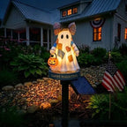 TODAY'S SPECIAL OFFER-50% OFF 🔥Lighted Vintage Patchwork Ghost Solar Garden Light
