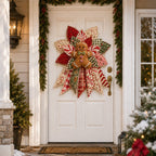 Holly Reindeer Delight - Oversized Christmas Character Quilted Door Hanger Sewing Kit