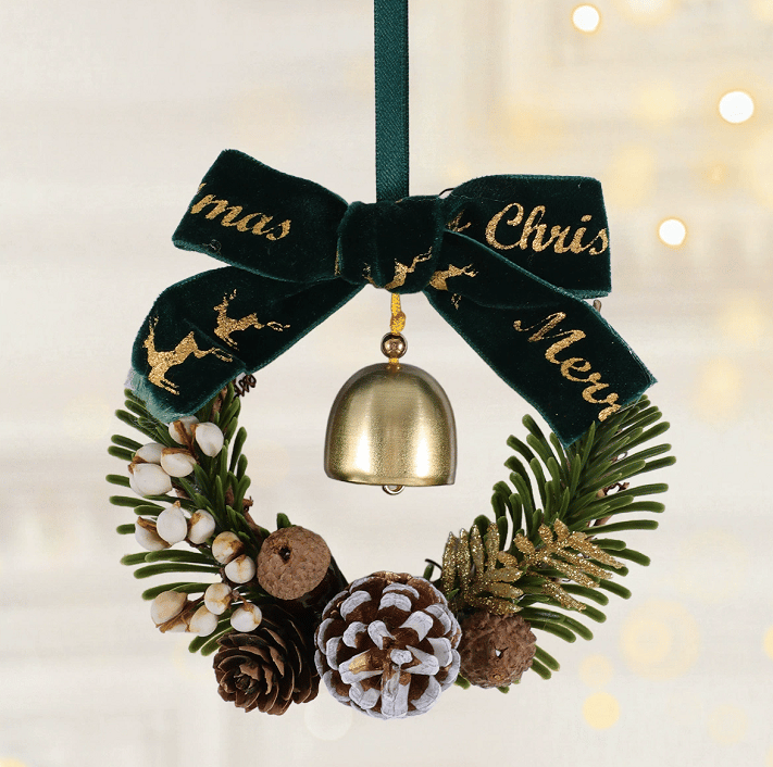 💥 56% OFF! 🎄Mini Christmas Wreaths✨Maximum Holiday Magic, Instant Festive Charm & Versatile Decor! 🎀