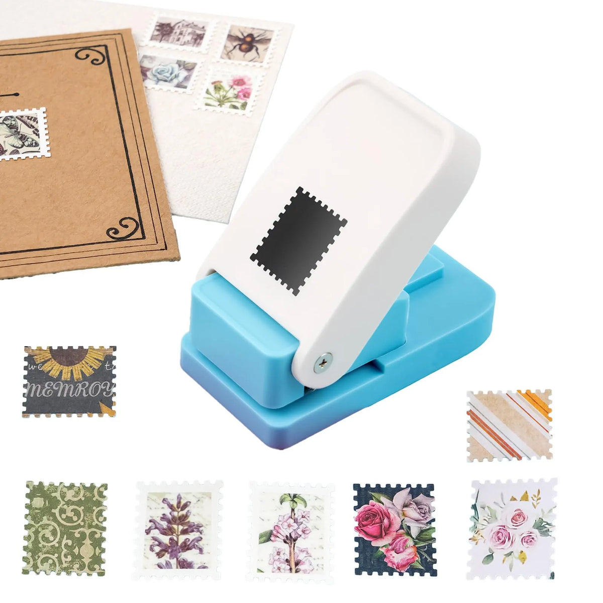 📮Create-Your-Own Vintage Stamp Paper Punch✂️