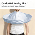 Portable Waterproof Hair Cutting Cape, Hair Catcher Bib, Reusable Barber Apron For Household & Salon Hair‐Cutting