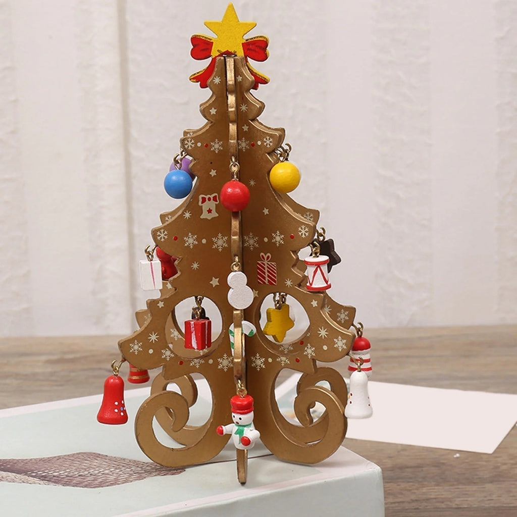 🎄Christmas Pre Sale£7.99!!☃️🎄DIY Wooden Christmas Tree Ornament Set – Build, Decorate & Play! ✨🎅