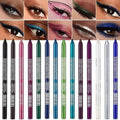 🔥 Limited Edition 49% OFF🌈14-Pack Eyeliner Pencil Waterproof Colored Paste Liners with Metallic & Shimmer Finishes Smudge-Proof