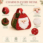 🎄 Christmas Character Quilted Carry Basket🎁✨