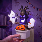 🔥HOT SALE 49% OFF🎃👻Animated Seesaw Ghost Plug In LED Night Light