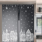 🎄 Only £6.99 | Christmas Village Window Decoration Set