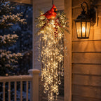 DIY Hanging Snowflake & Crystal LED Christmas Light✨❄️