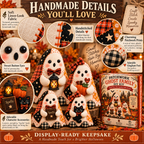 Spooky Stitches DIY Ghost Family Kit