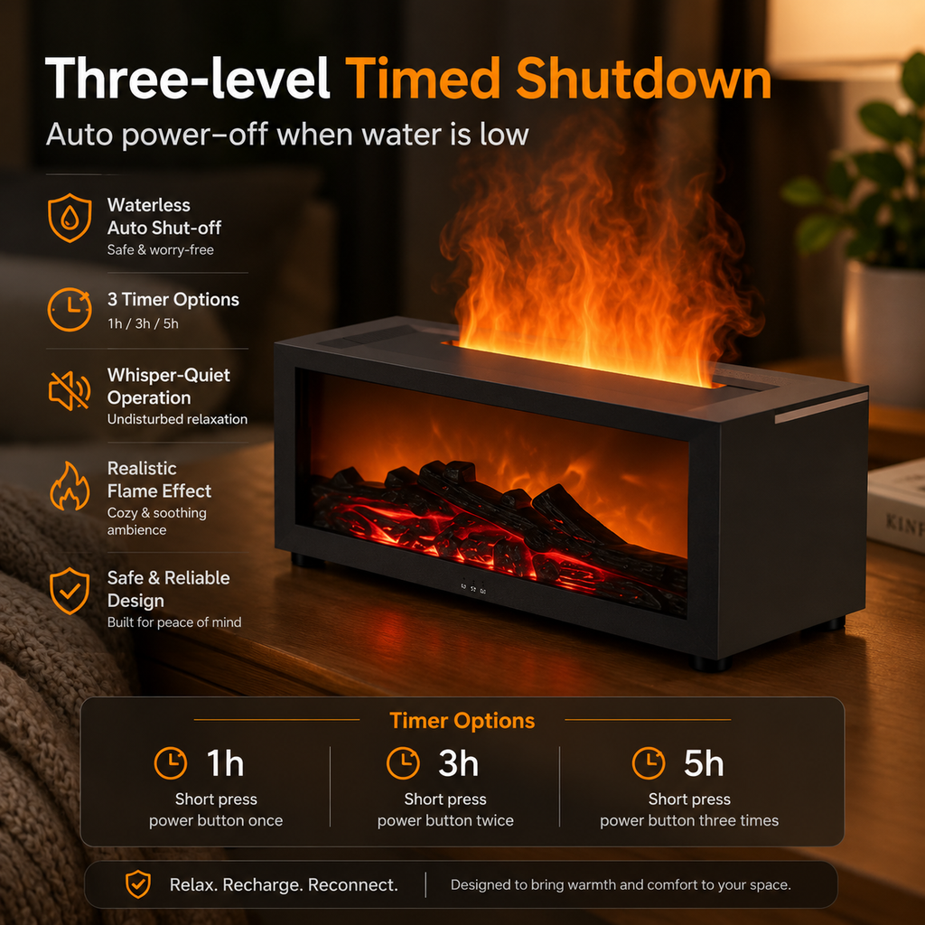 Yunsune™ Fireplace Diffuser Lamp