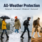 Waterproof Reusable Shoe Covers, Non‑Slip Rain Overshoes for Outdoor