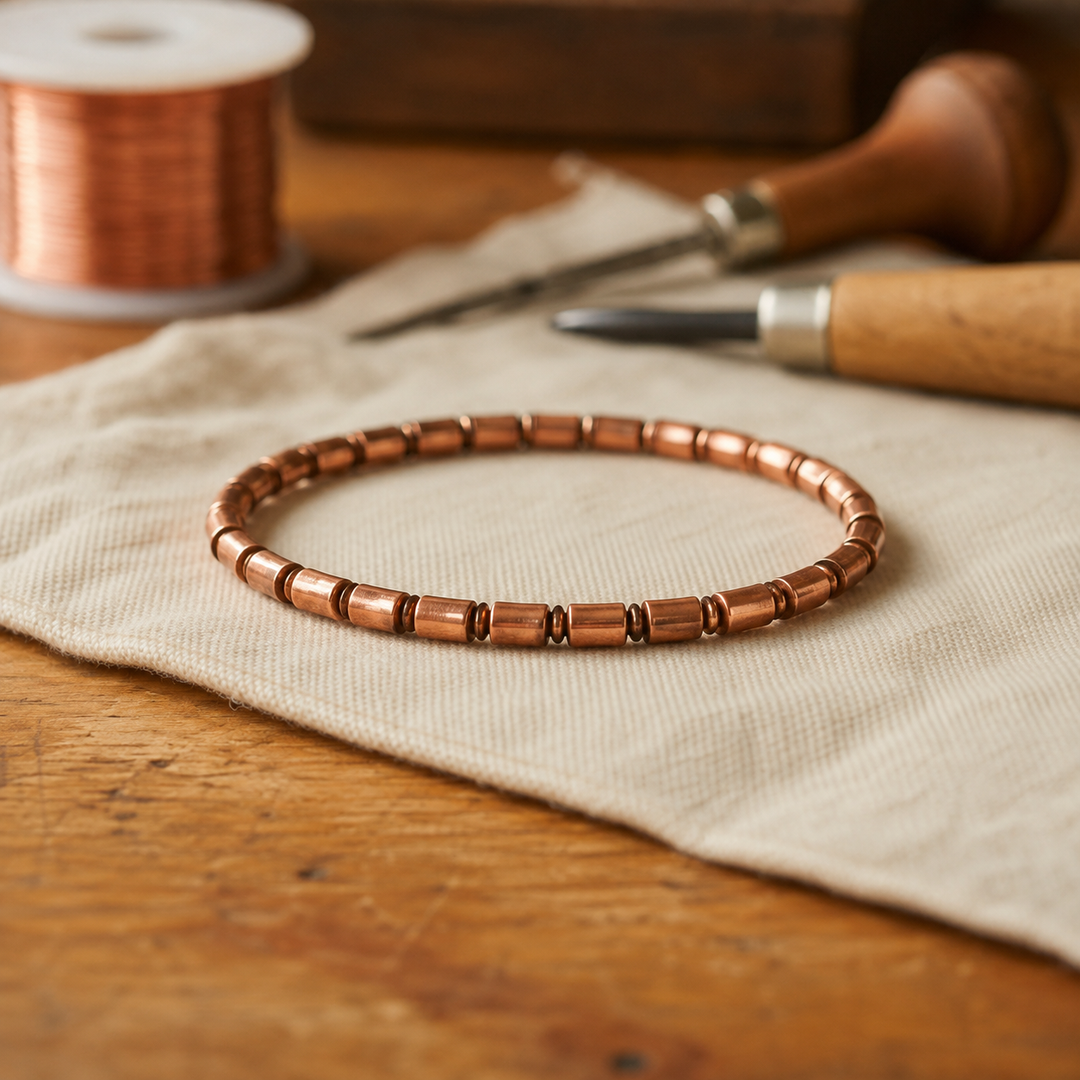 Cove Copper Anklet