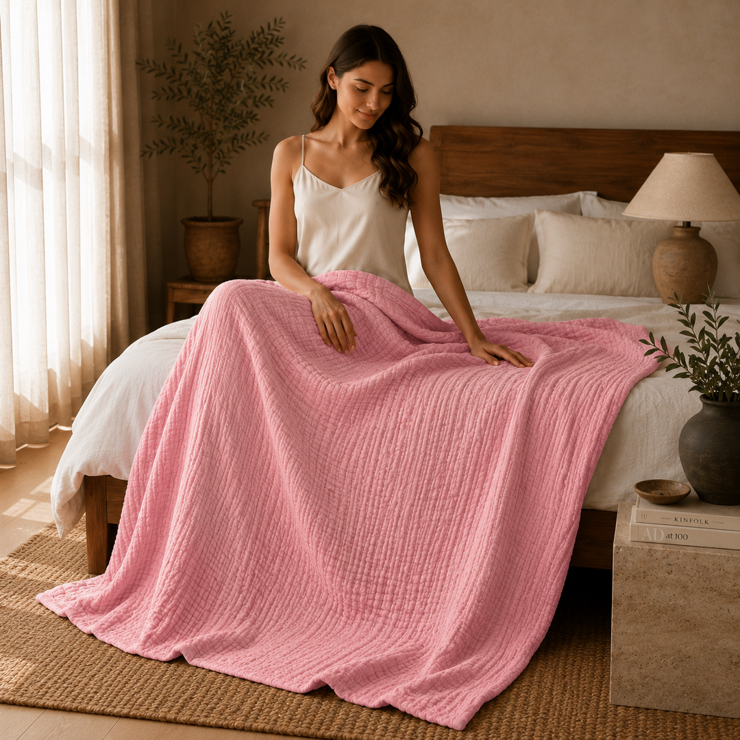 Lightweight Muslin Blanket