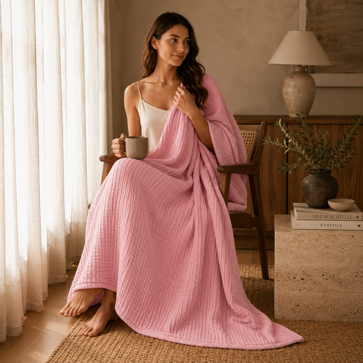 Lightweight Muslin Blanket