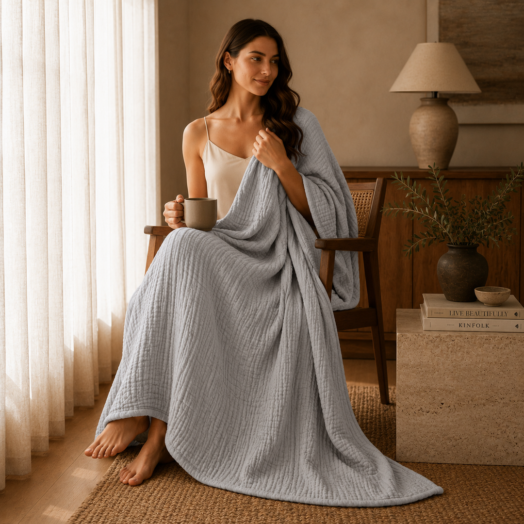 Lightweight Muslin Blanket