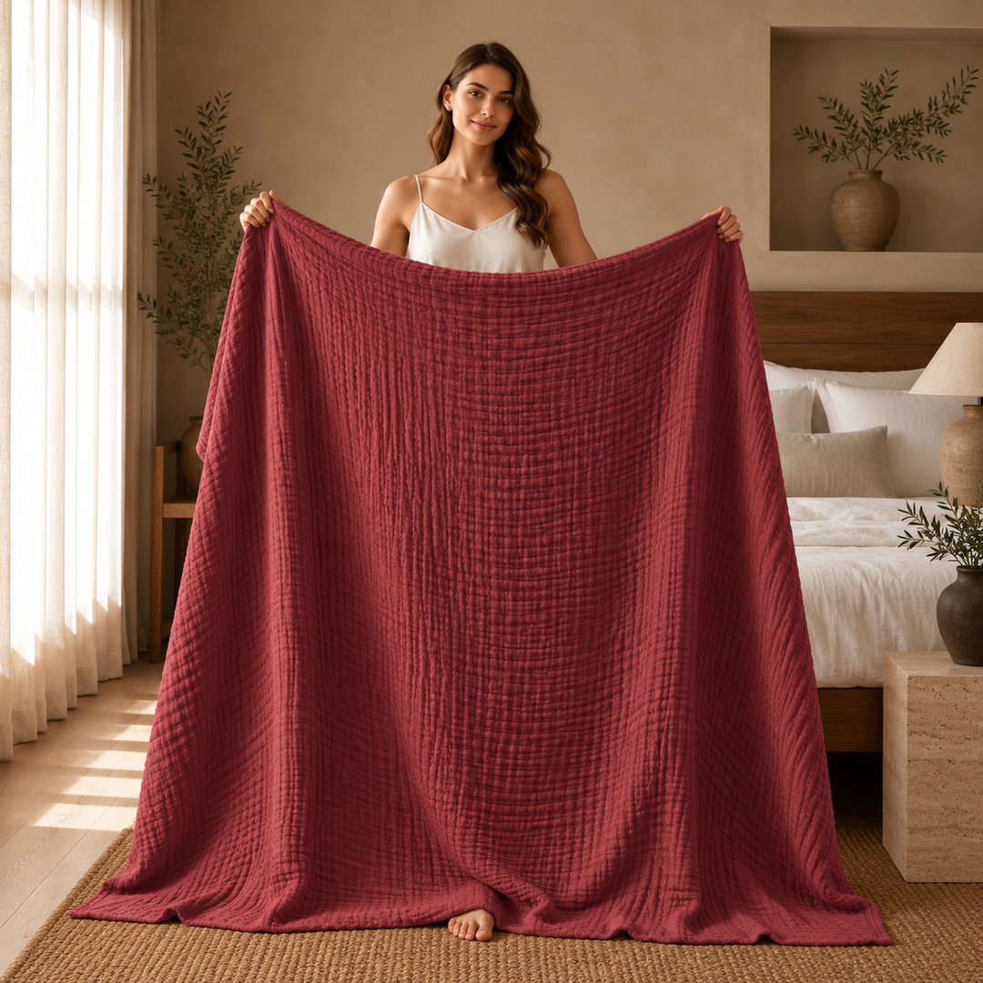 Lightweight Muslin Blanket