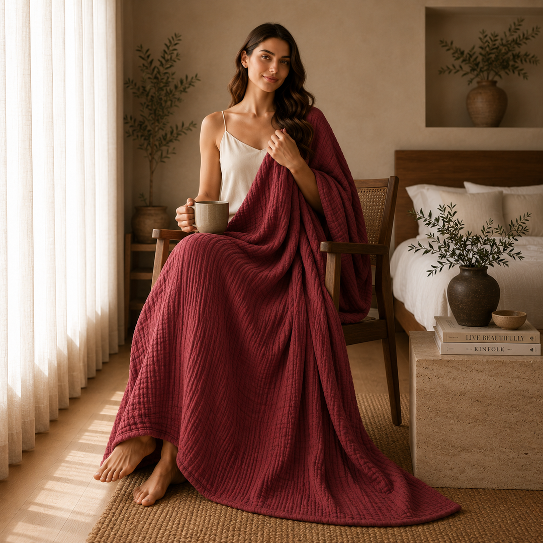 Lightweight Muslin Blanket