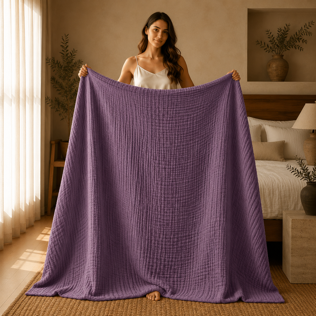 Lightweight Muslin Blanket