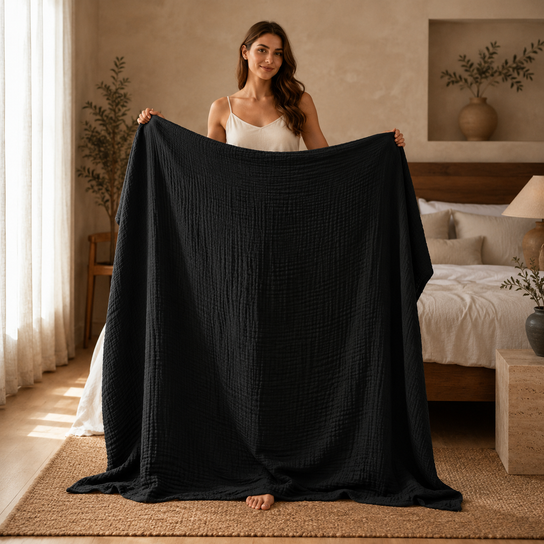 Lightweight Muslin Blanket