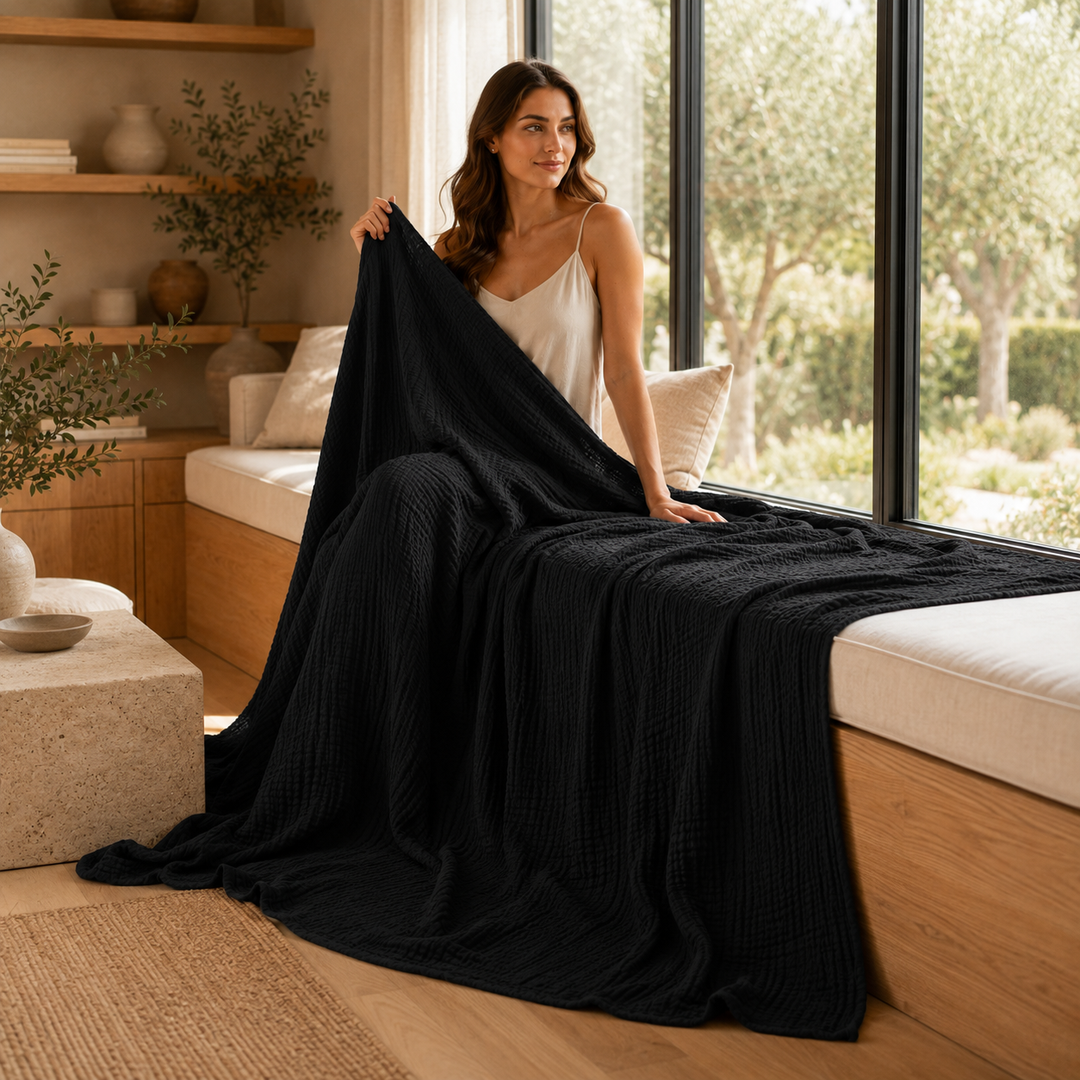 Lightweight Muslin Blanket
