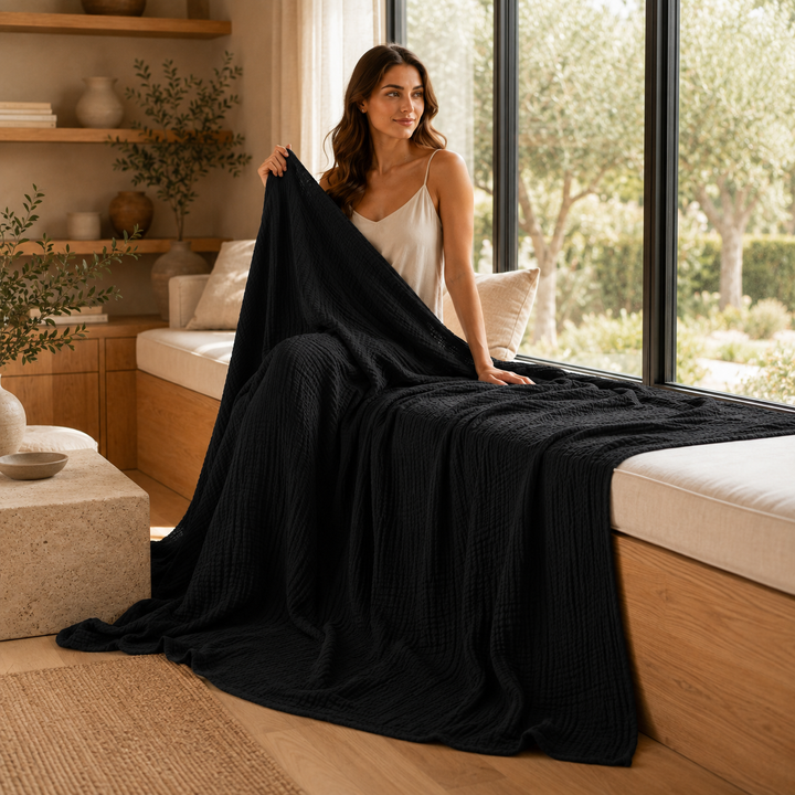 Lightweight Muslin Blanket