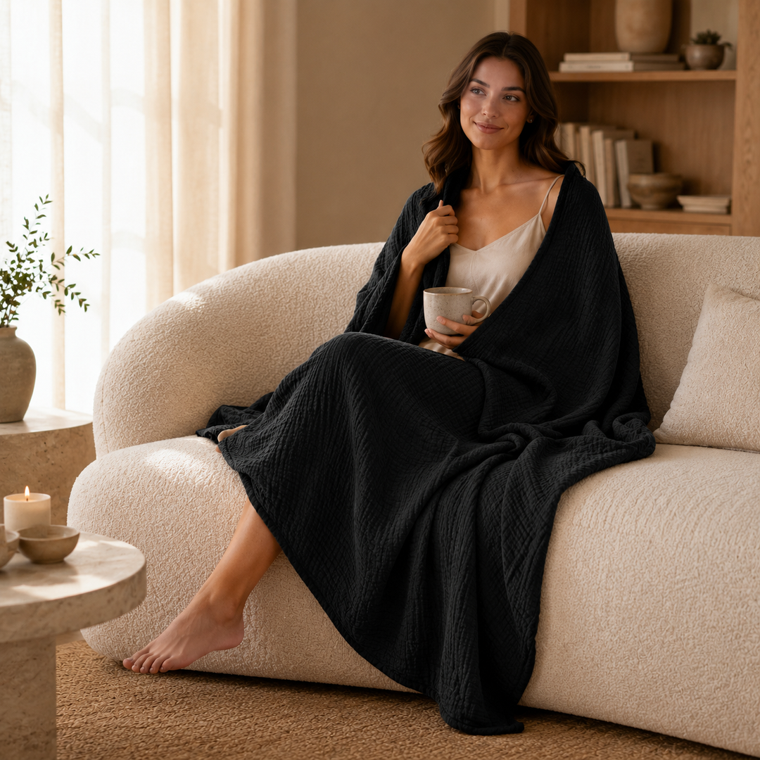 Lightweight Muslin Blanket