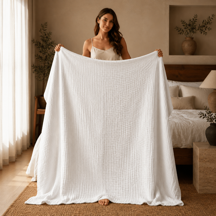 Lightweight Muslin Blanket