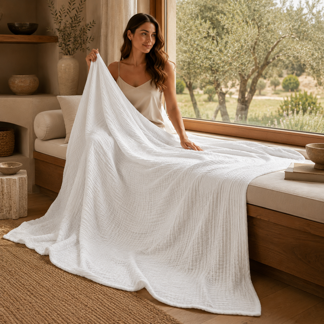 Lightweight Muslin Blanket