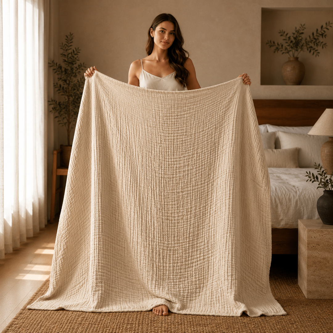 Lightweight Muslin Blanket