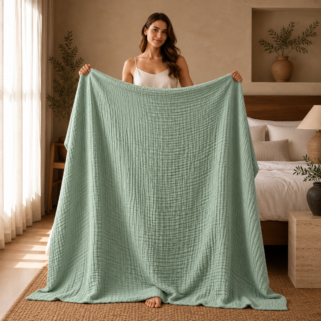 Lightweight Muslin Blanket