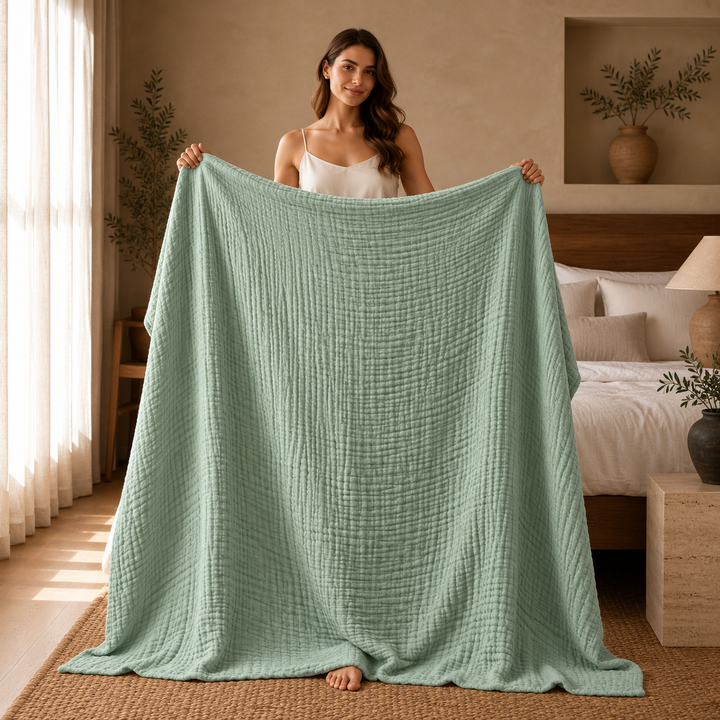 Lightweight Muslin Blanket