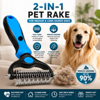 🎁New Arrival 50% OFF💥 2-in-1 Deshedding & Dematting Pet Brush