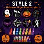 🎃36PCS  Halloween Finger Projector Lights 🎃– Mini Pattern Projector