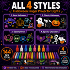🎃36PCS  Halloween Finger Projector Lights 🎃– Mini Pattern Projector