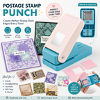 📮Create-Your-Own Vintage Stamp Paper Punch✂️