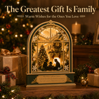 🎄 Christmas Memory Window– Warm Family Holiday Night Light & Tabletop Keepsake ✨