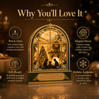 🎄 Christmas Memory Window– Warm Family Holiday Night Light & Tabletop Keepsake ✨