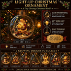 🔥 LAST DAY 49% OFF – 🎄Glowing Christmas Ornament ✨